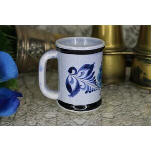 Mexico Tonala Pottery Mug Floral